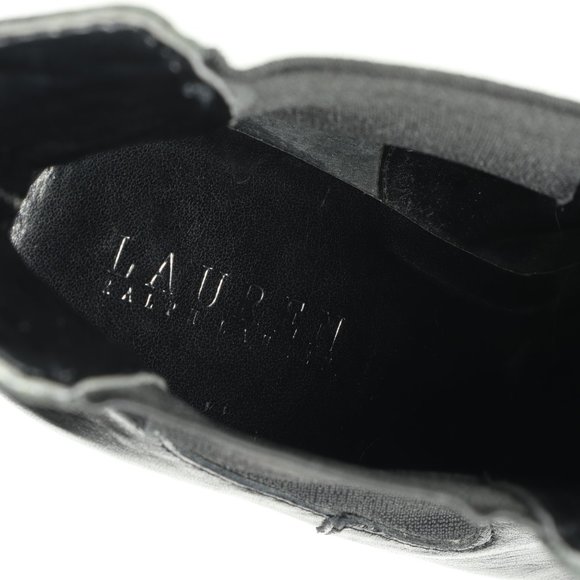 Lauren Ralph Lauren Black Ankle Boots - Picture 14 of 16